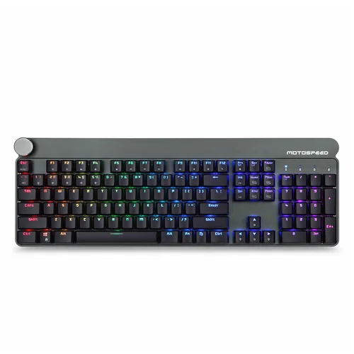 Motospeed GK81 Wireless and wired 2-in-1 Mechanical Keyboard, Black - 1