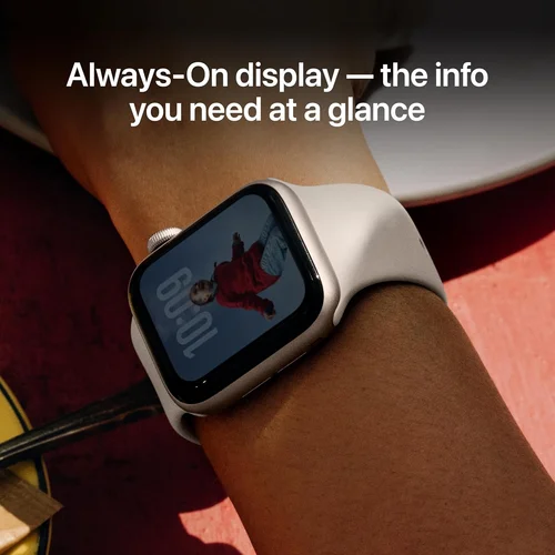 Apple Watch SE (3rd Gen) GPS 44mm Midnight Aluminium Case with Midnight Sport Band (S/M) /MEHN4/ - 4