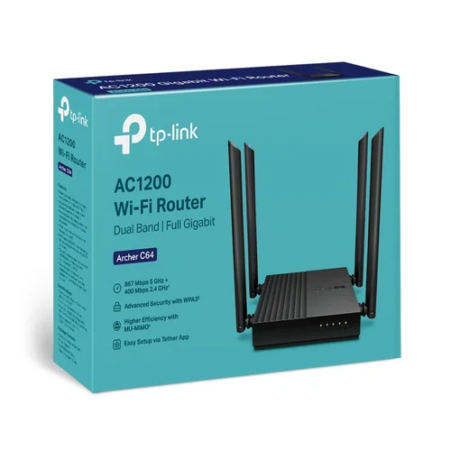 TP-Link Archer C64 AC1200 Wireless MU-MIMO WiFi Router / Свич салаалагч , Сүлжээний Төхөөрөмж / - 5