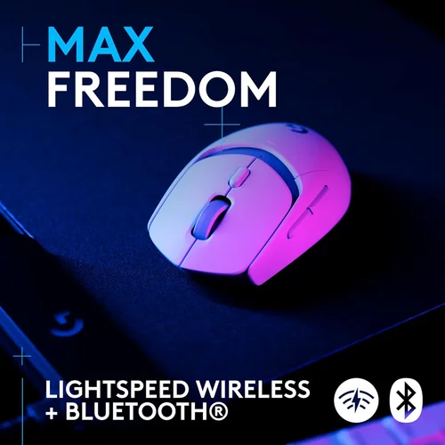 Logitech G G309 LIGHTSPEED Wireless Gaming Mouse, White - 3