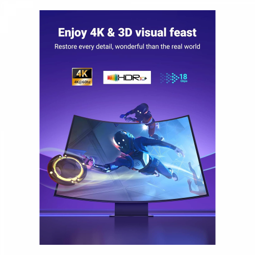 UGREEN 4K 60hz HDMI Cable 3m (40102) - 2