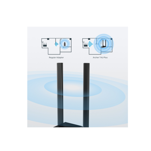 TP-Link Archer T4U Plus AC1300 Wireless USB Adapter - 5
