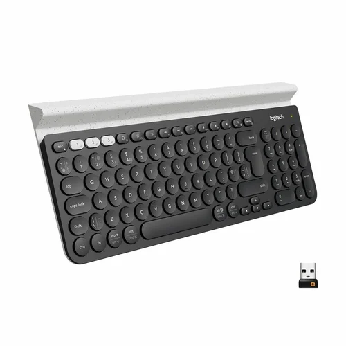 Logitech K780 Multi-Device Wireless Keyboard, Black - 1