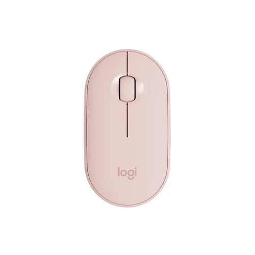 Logitech M350 Pebble Silent Wireless Mouse with Bluetooth, Rose - 1