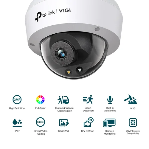 TP-Link VIGI C230 3MP Full-Color Dome Network Camera / Дотор Хяналтын Камер / - 2