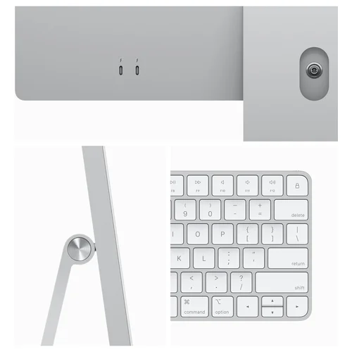 Apple iMac M3 Chip, 8-Core CPU, 10-Core GPU, 8GB RAM, 512GB SSD, 24-inch 4.5K Retina Display, Silver /MQRK3/ - 3