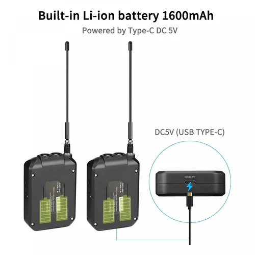 BOYA BY-WM6S Camera-Mount Wireless Omni Lavalier Microphone System (556 to 576 MHz) / Микрофон / - 4