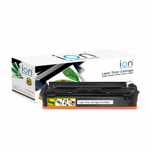 iON HP 205A (HP CF532A) Yellow Laser Toner Cartridge OEM /HP Color LaserJet Pro MFP M180n, HP Color LaserJet Pro MFP M181fw.../