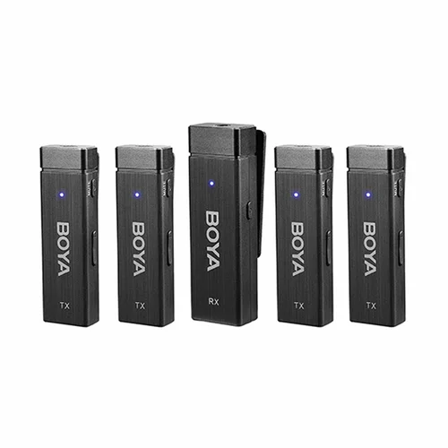 BOYA BY-W4 Ultracompact 2.4GHz Wireless Microphone System - 2