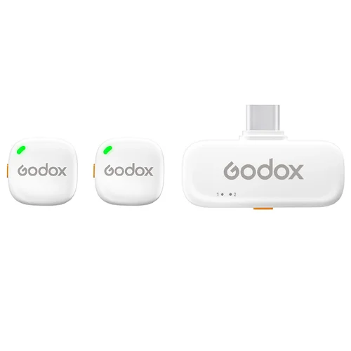 Godox C01 Kit 2, 2-Person Wireless Microphone System White / Микрофон /