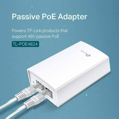 TP-Link POE4824G 48VDC Passive PoE Injector - 3