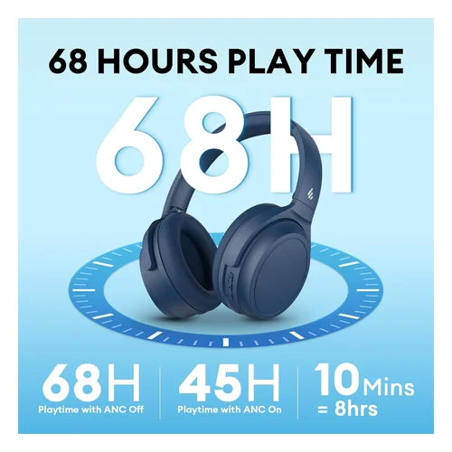 Edifier WH700NB Active Noise Cancelling Bluetooth Headphones, Navy / Чихэвч / - 3