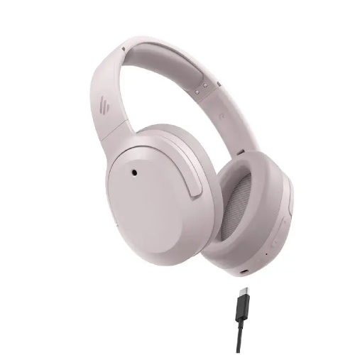 Edifier W820NB Plus Active Noise Cancelling Bluetooth Headphones, Pink - 3