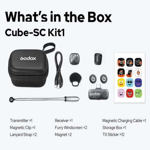 Godox Cube-SC Kit 1 Wireless Lavalier Microphone System / Микрофон / - 5