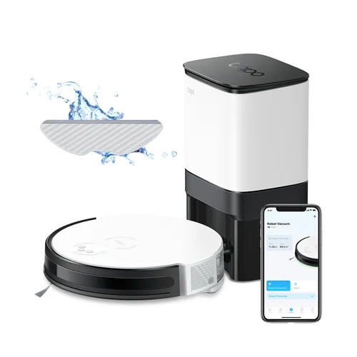 Tapo RV10 Plus Robot Vacuum & Mop + Smart Auto-Empty Dock