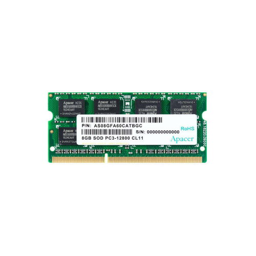 Apacer DDR3 8GB 1600MHz SODIMM Notebook Memory /DV.08G2K.KAM/