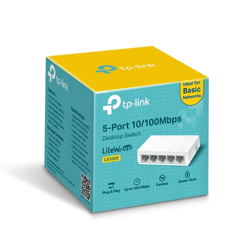 TP-Link LS1005 5-Port 10/100Mbps Desktop Network Switch / Свич салаалагч , Сүлжээний Төхөөрөмж / - 4
