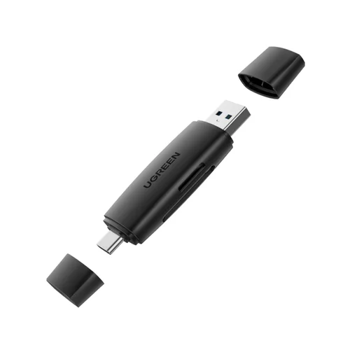 UGREEN 2-in-1 USB-A & USB-C to SD card / Micro SD Card Reader (80191) - 1