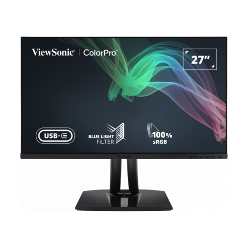 ViewSonic VP2756-2K 27-inch 2K QHD Pantone Validated 100% sRGB & Factory Pre-Calibrated Monitor with 60W USB-C