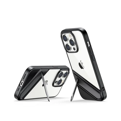 UGREEN Kickstand Protective Case for iPhone 14 Pro, Black (90926) - 1