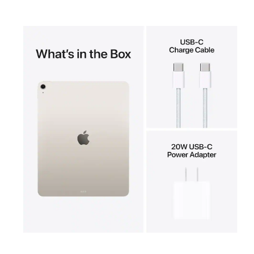 Apple iPad Air 13-inch (2025) M3-chip Wi-Fi 256GB, Starlight / MCNQ4 / / Таблет / - 5