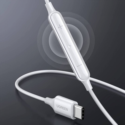 UGREEN Wired Earphones with USB-C, White (60700) - 2