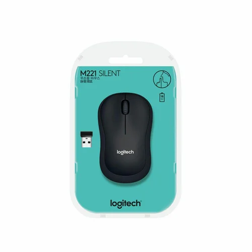 Logitech M221 Wireless Silent Mouse, Grey - 3