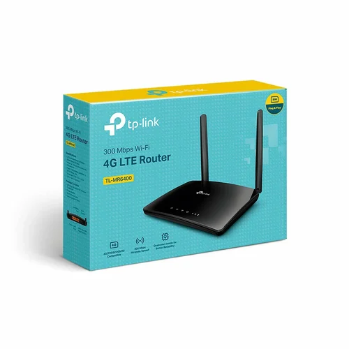 TP-Link MR6400 300Mbps 4G LTE SIM Slot Unlocked Wireless Dual-Band Router - 4