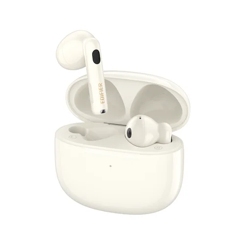 Edifier W320TN True Wireless Noise Canceling Earbuds, Ivory - 4