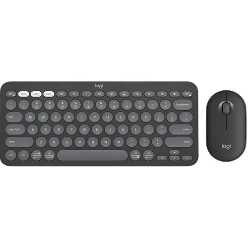 Logitech Pebble 2 Wireless Keyboard & Mouse Combo Black - 1