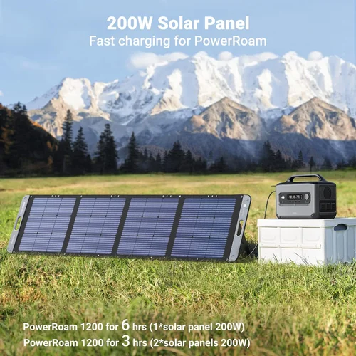 Ugreen 200W Foldable Solar Panel for Portable Powerstation (15114) - 2