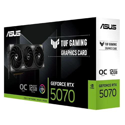 ASUS TUF Gaming GeForce TUF-RTX5070-O12G 12GB GDDR7 Graphics Card / График карт / - 11