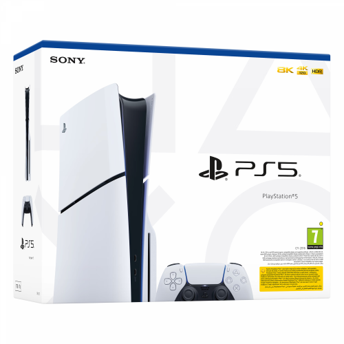 Sony PlayStation 5 Slim Disc Edition, White - 4