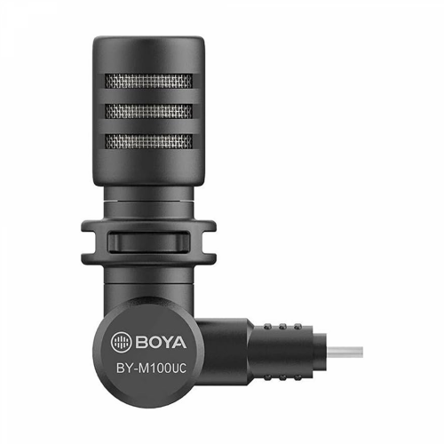 BOYA BY-M100UC Miniature Condenser Microphone for USB Type-C Android Devices / Микрофон / - 4