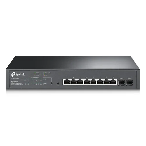 TP-Link SG2210MP JetStream 8-Port Gigabit Smart PoE+ Switch with 2 SFP Slots - 1