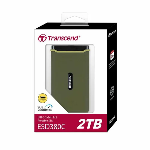 Transcend 2TB ESD380C USB 3.2 Gen2x2 Type-C Portable SSD TS2TESD380C / Зөөврийн Хард / - 4