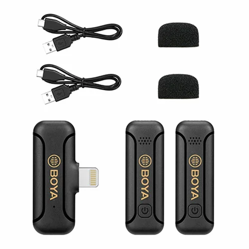 BOYA BY-WM3T2-D2 Mini 2.4GHz Wireless Microphone for iOS Devices - 3