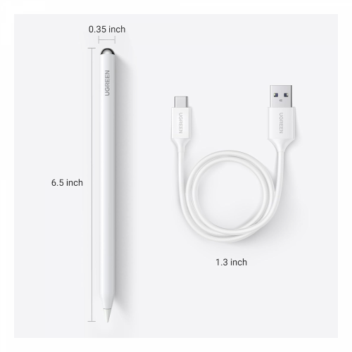 EOL_UGREEN USB-C & Wireless Charging 2nd Gen Smart Stylus Pencil for iPad Pro, iPad Air, iPad Mini 6 (35834) - 4