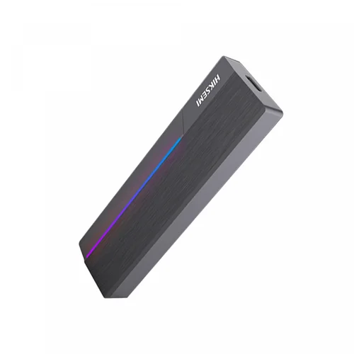 Hiksemi MDR1 USB3.2 Type-C up to 10Gbps M.2 NVMe & M.2 SATA SSD Enclosure with ASUS Aura Sync RGB HS-HUB-MDR1 - 2
