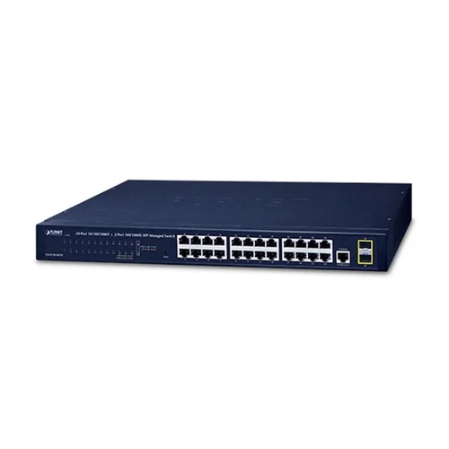 Planet GS-4210-24T2S 24-Port Layer 2 Managed Gigabit Ethernet Switch W/2 SFP Interfaces / Свич салаалагч , Сүлжээний Төхөөрөмж / - 1