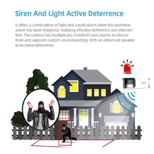 Hikvision Panoramic ColorVu Fixed Bullet Network Camera H.265+ 4K 8MP DS-2CD2T87G2P-LSU/SL / Дэлгэмэл өргөн өнцгийн , Хяналтын Камер / - 6