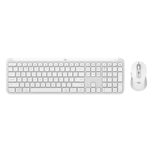 Logitech MK950 Signature Slim Wireless Keyboard & Mouse Combo, White - 1