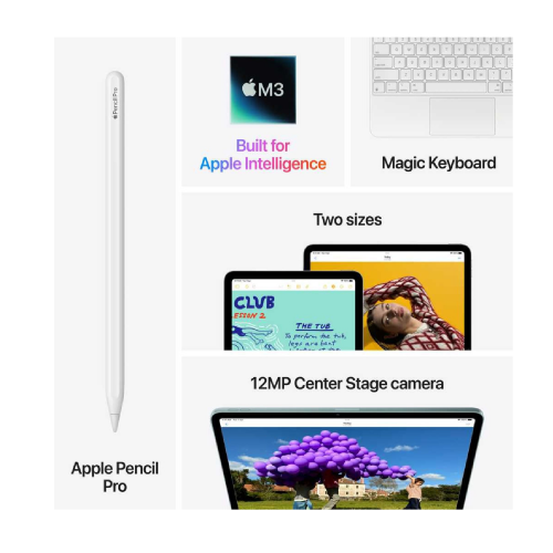 Apple iPad Air 11-inch (2025) M3-chip Wi-Fi 128GB Space Gray /MC9W4/ / Таблет / - 3