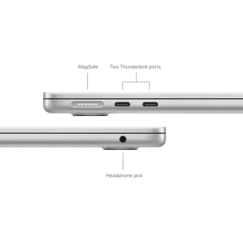 Apple MacBook Air 13.6" M3-chip, 8‑core CPU, 8‑core GPU, 8GB RAM, 256GB SSD, Silver /MRXQ3/ - 4