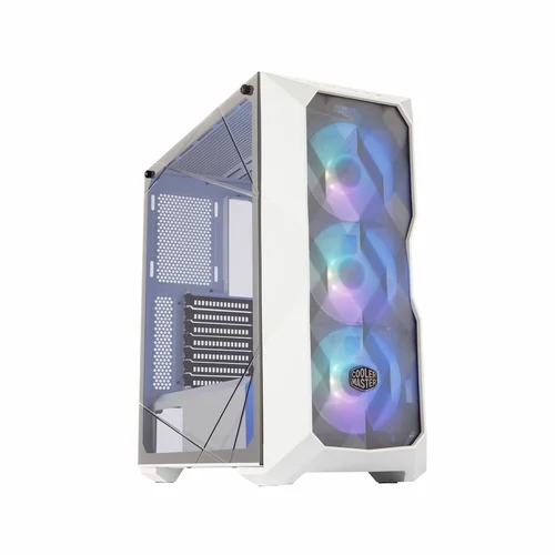 Cooler Master MasterBox TD500 ATX Mid Tower, White - 1