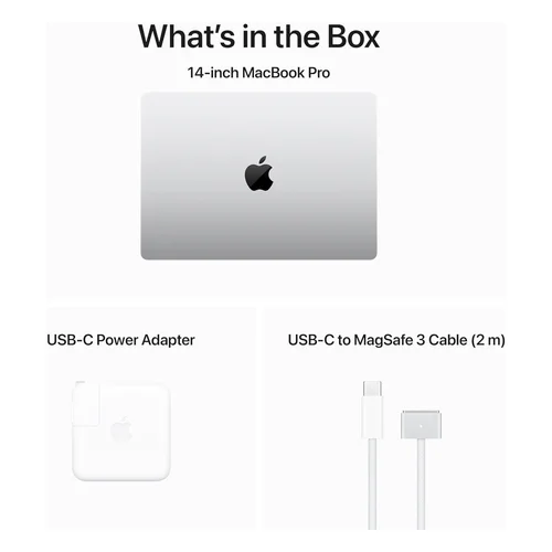 Apple MacBook Pro 14" M3 Chip 8-core CPU 10-core GPU, 8GB RAM, 512GB SSD, Silver /MR7J3/ - 6