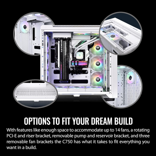 Thermaltake Case Steel Shadow Transparent S White /CA-1C5-00F6WN-01/ - 5