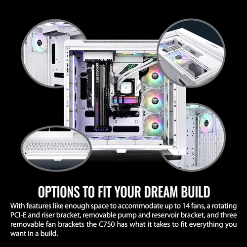 Thermaltake Case Steel Shadow Transparent S White /CA-1C5-00F6WN-01/ - 5