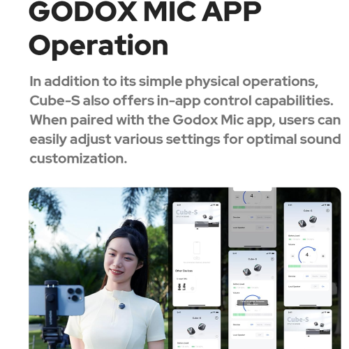 Godox Cube-SC Kit 1 Wireless Lavalier Microphone System / Микрофон / - 2