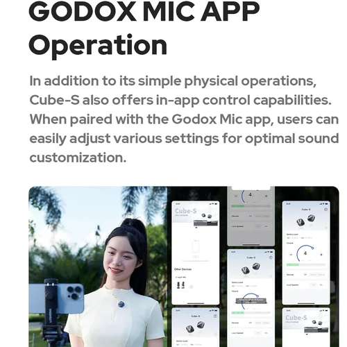 Godox Cube-SC Kit 1 Wireless Lavalier Microphone System / Микрофон / - 2